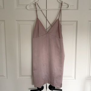 Dusty Pink Slip Dress